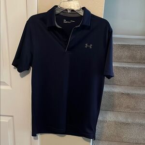 Under Armour Blue Loose Fit Performance Polo Shirt